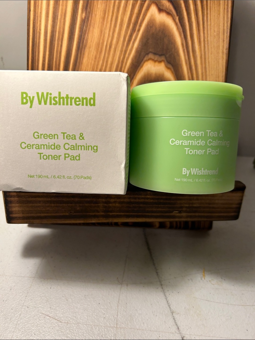 Green Tea & Ceramide Calming Toner Pads - Green
